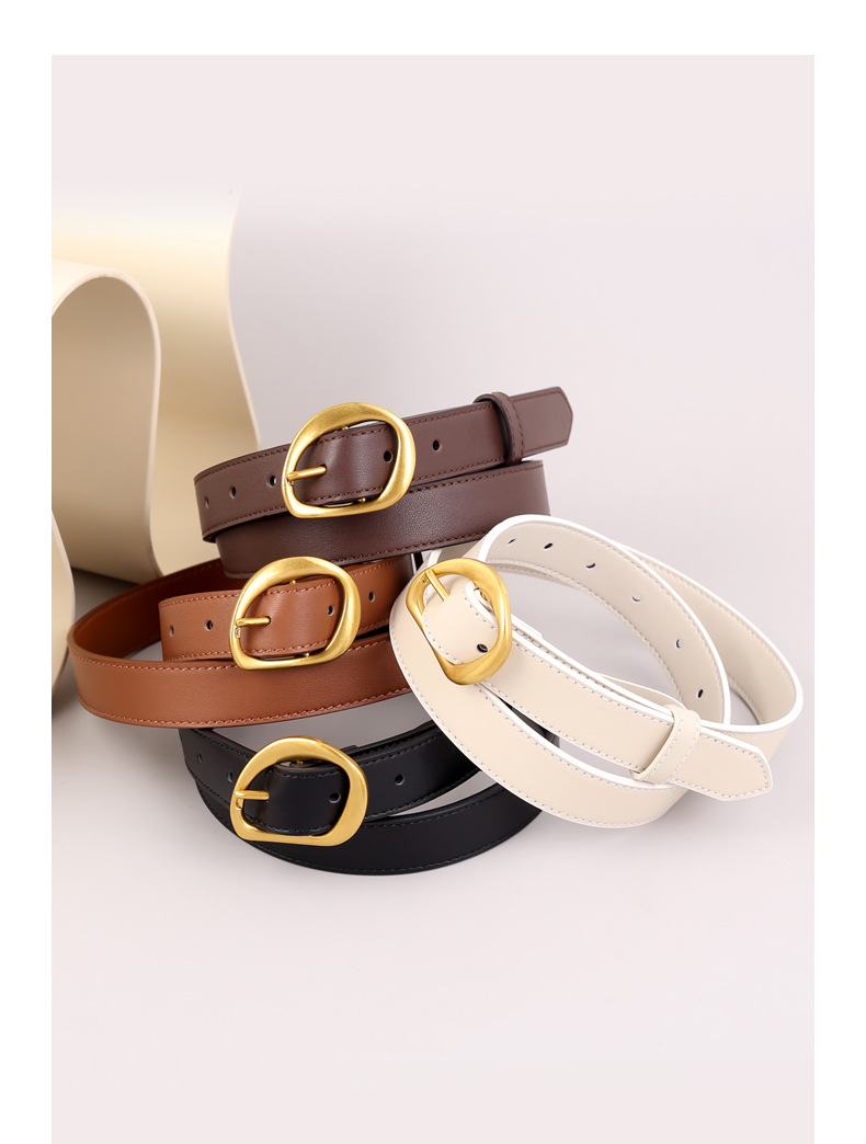 2023 neue Heiße Verkauf Top Schicht Rindsleder Kleine Fashion Echtes Leder Gürtel frauen Vielseitige Gürtel Dekoration Hosen Gürtel_voghion.com
