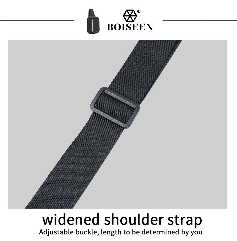 Boiseen nuovo marsupio da uomo cross-border business grande capacità borsa a tracolla con cerniera borsa portaoggetti con ricarica USB all'ingrosso_voghion.com