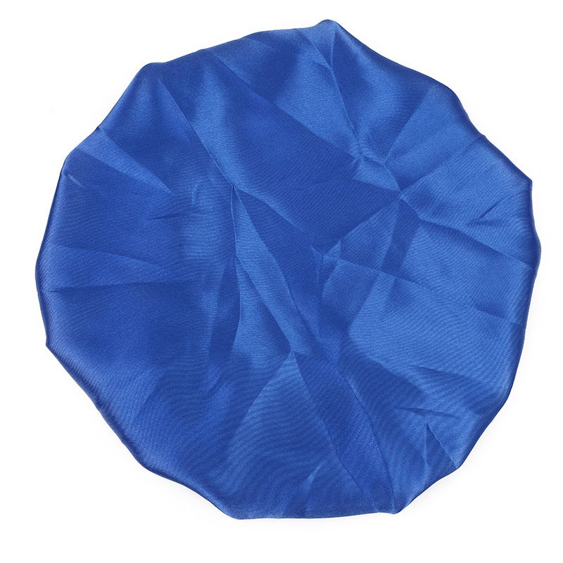 Wide brim high elastic beauty salon hair care hat female nursing satin sleeping cap chemotherapy cap shower cap_voghion.com