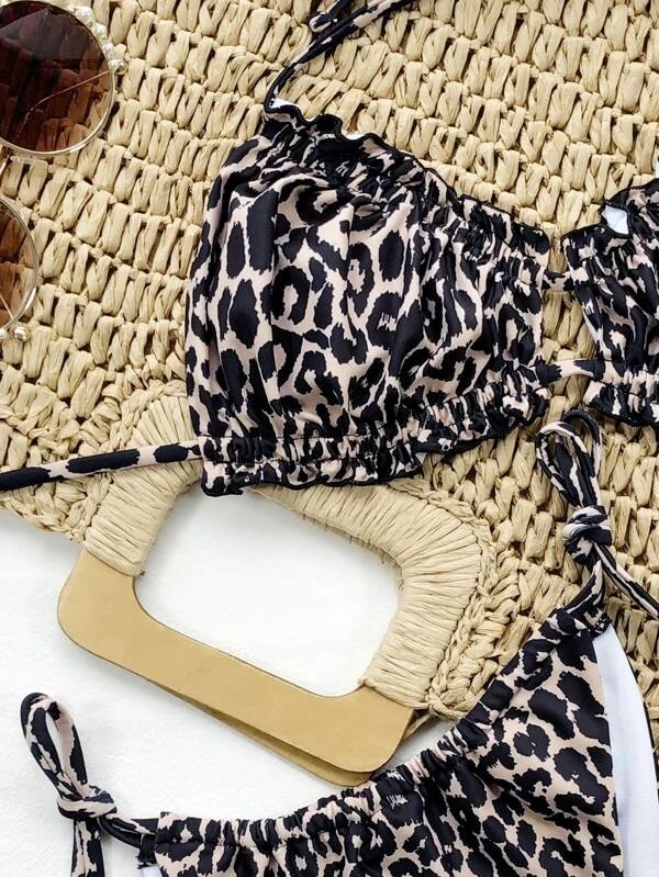 Sistema dividido del bikini del bikini atractivo del estampado del leopardo de la moda de las mujeres_voghion.com