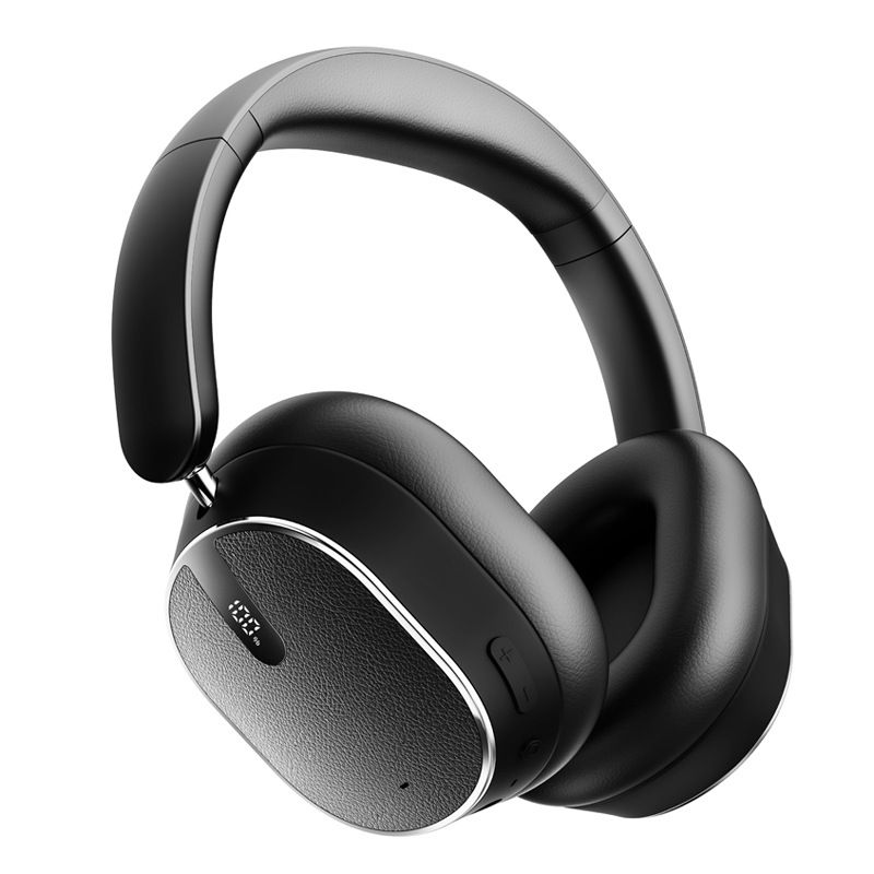 High-quality Call Noise Cancelling Full Ear Protein Leather True Wireless Over-ear Bluetooth Headphones_voghion.com
