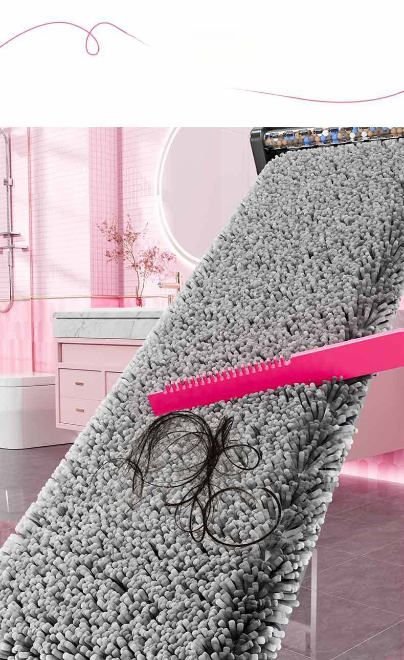 Unique Thickened Chenille Stainless Steel Rod Clamp Fixed Dual-use Dry And Wet Hand-free Household One-sweep Flat Mop_voghion.com