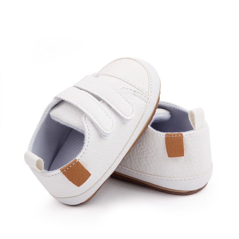 Mère et enfants printemps et automne chaussures bébé 3-6-12 mois bébé double Velcro chaussures enfant en bas âge chaussures bébé M22-13_voghion.com