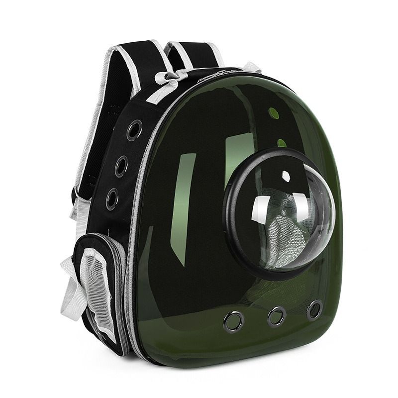 New Handheld Space Capsule Pet Transparent Side Opening Skylight Double Shoulder Cat Convenient And Breathable Dog Bag_voghion.com