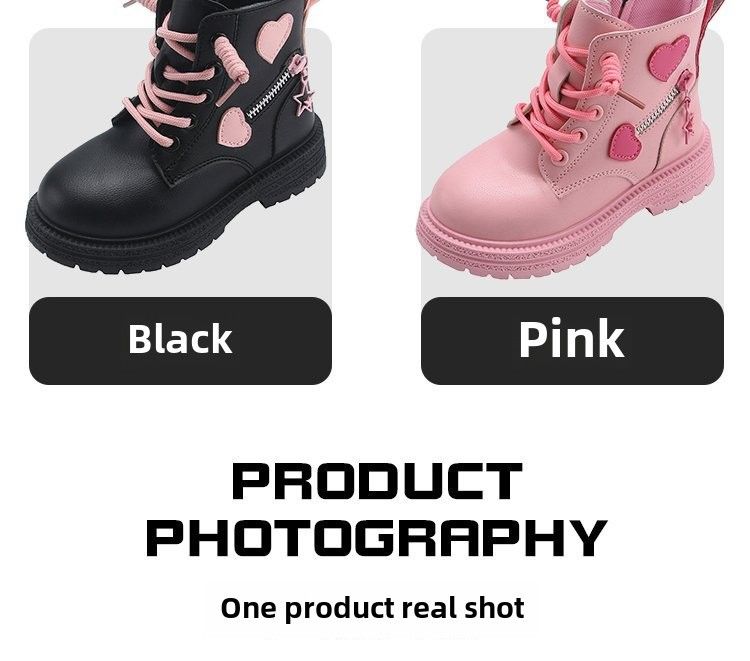 Stivali invernali in gomma Martin con cerniera laterale per bambini di 4 anni, bassi e in pelle ultra-fibra_voghion.com