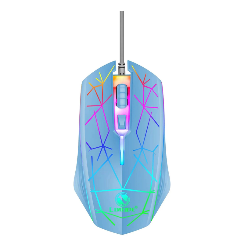 Wired Gaming Mechanical Mice USB Luminous Light Adjustable Optical Gamer Mouse for PC Computer Game_voghion.com