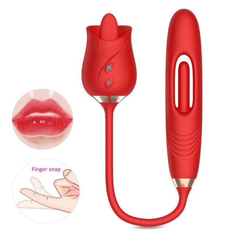Lebeile New Model Explosive Ball Telescopic Slapping Heating For Women Masturbation Vibrator Massager Sex Toy_voghion.com