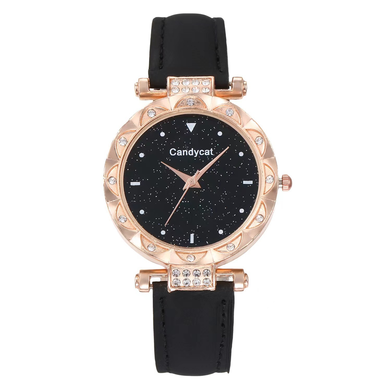 Starry Sky Watch Women's Fashion Trend Simple Women's Watch Student Two-piece Gift Watch Daily Commuter Casual Birthday Valentine's Day Gift_voghion.com