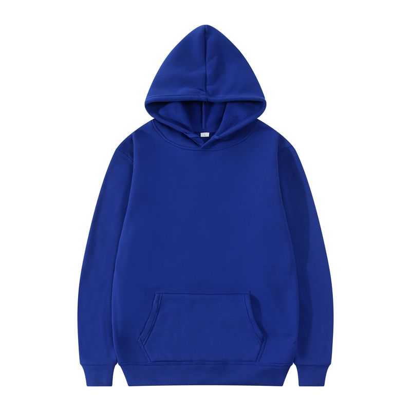 Maglione per uomo donna in autunno inverno, giacca con cappuccio in peluche e spesso, tinta unita, pannello liscio, felpa con cappuccio vuota, stampa_voghion.com