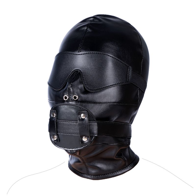 SM Erstickender, abnehmbarer Ballknebel, All-Inclusive-Kopfbedeckung, sensorische Deprivation, BDSM-Queen-Training, männliche und weibliche Sklavin_voghion.com