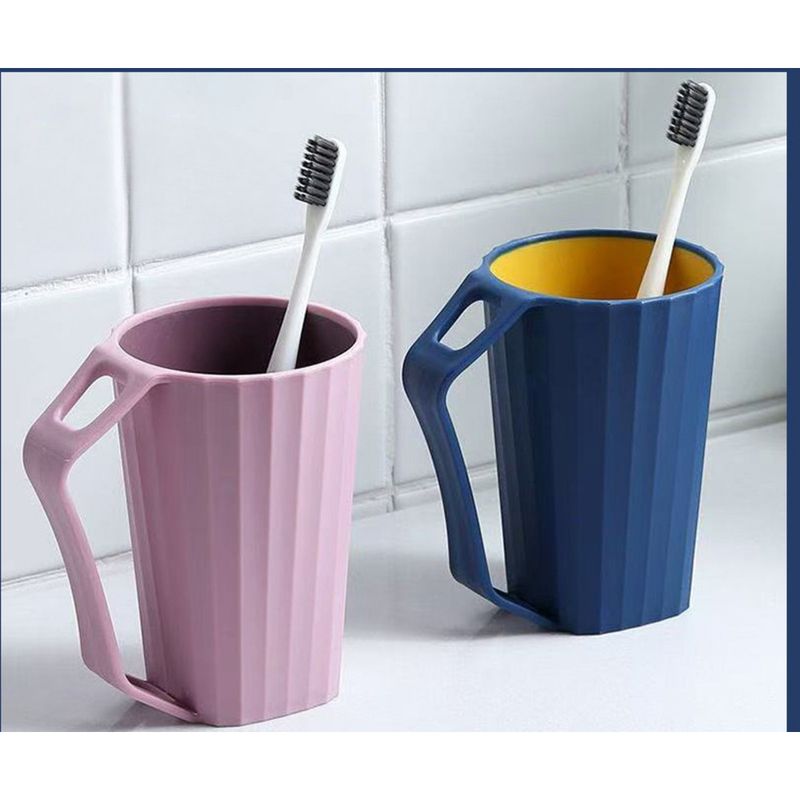 Leichtes, luxuriöses, einfaches Paar-Set mit Mundwasser, kreativem Zahnbecher und Zahnputzbecher_voghion.com