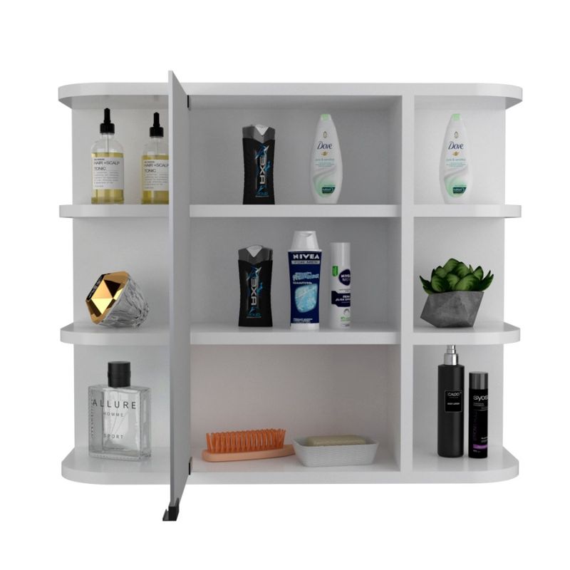 With Mirror Valdez Cabinet Shelves Cabinet Six Medicine_voghion.com
