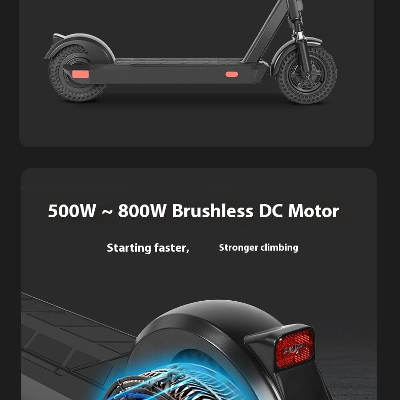 Hot Manke Electric Scooter 089 Private Model Foldable Detachable Battery With Front And Rear Double Shock Absorbers_voghion.com