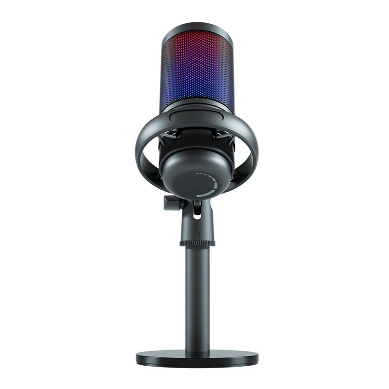 USB condenser microphone RGB gaming competition wired microphone broadcasting Karaoke live broadcast equipment microphone_voghion.com