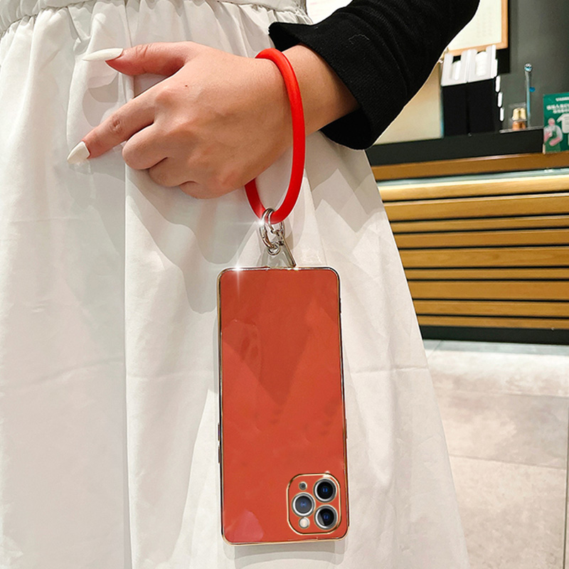 Wristband Bracelet Case For Infinix Note30Pro 4G Hot11 11S 10 10S 12i 12 30i 20S Play Plating Soft TPU Silicone Cover_voghion.com