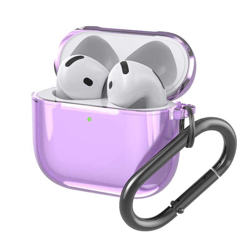 Piemērots 2024. gada 4. modelim, jauns caurspīdīgs un vienkāršs TPU Bluetooth austiņu aizsargvāciņš_voghion.com