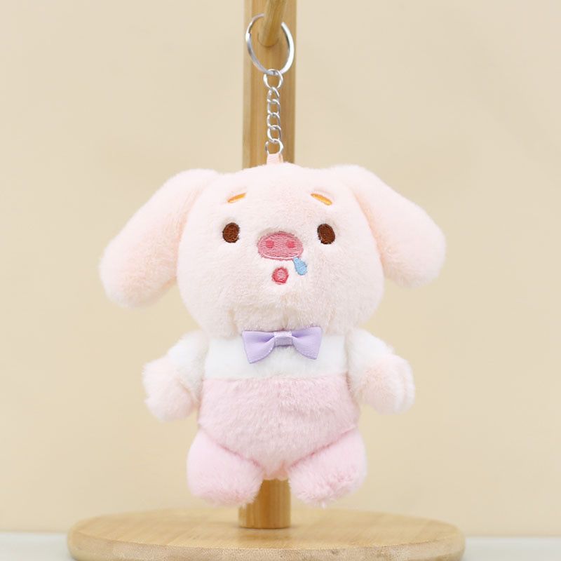Keychain Cute Plush Pig Adorable Stuffed Animal Soft Short Charm Bag Plush_voghion.com