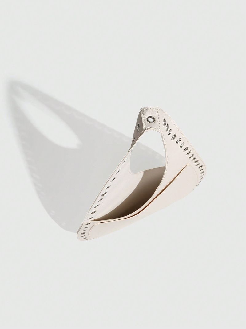 Borsa da donna, borsa a tracolla in stile punk, borsa a mano cava, borsa tote con occhiello, semplice, grande capacità, borsa da polso, borsa da donna_voghion.com