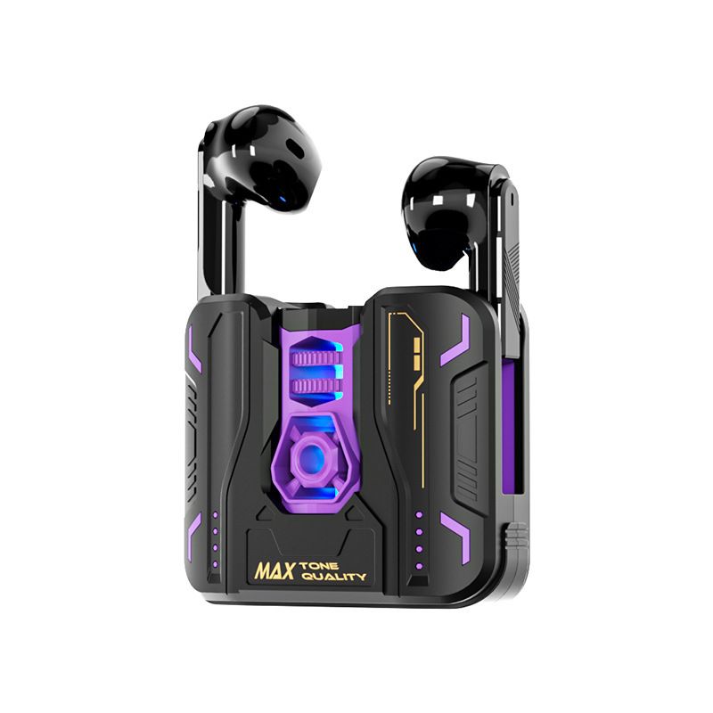 GM80 Draadloze Bluetooth-hoofdtelefoon Slimme ruisonderdrukking Comfortabele waterdichte In-ear gaming-muziek Mecha Cool_voghion.com