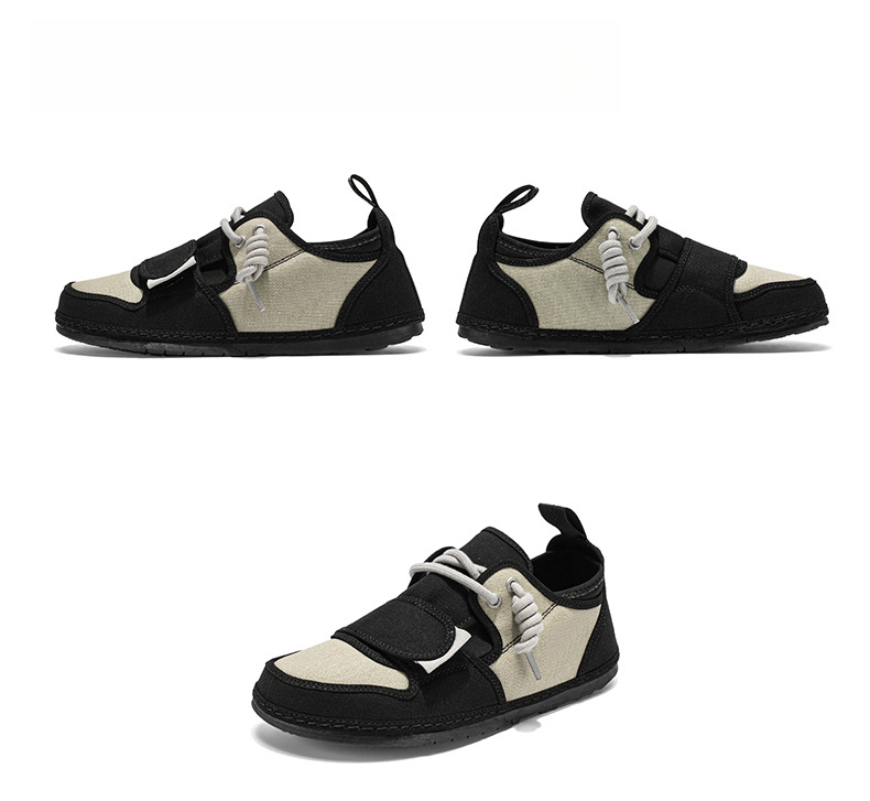 Scarpe da uomo in tela brutte e carine, nuove di zecca, primavera 2025, piatte e morbide, per studenti, larghe, stile ultraleggero, alla moda, versatili._voghion.com