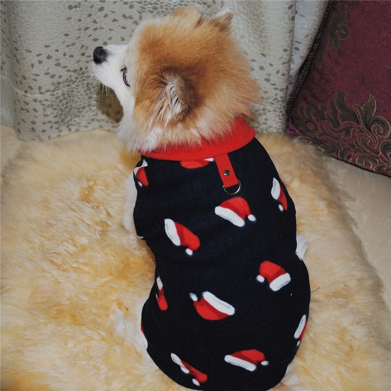 Abbigliamento per animali domestici diretto dalla fabbrica, per cani, autunno e inverno, in pile polare, fibbia di trazione, 27 colori brevettati, saranno oggetto di indagine_voghion.com