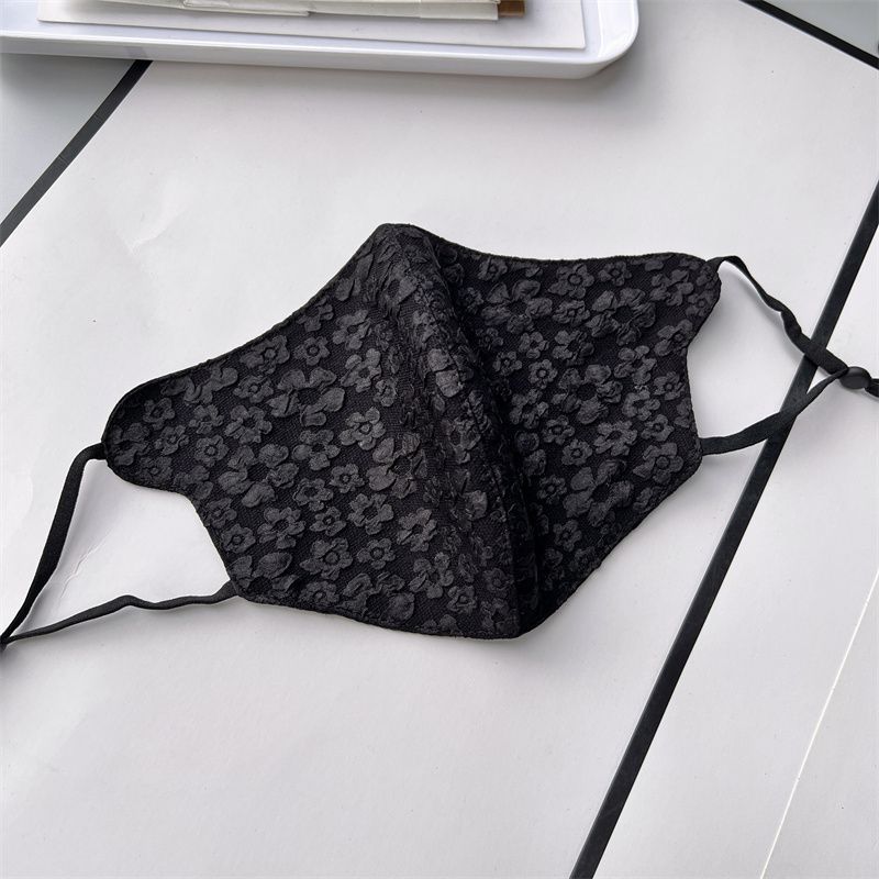 Maschera a forma di fiore tridimensionale da donna, in caldo cotone ispessito, nuova, lavata e aggiustata_voghion.com