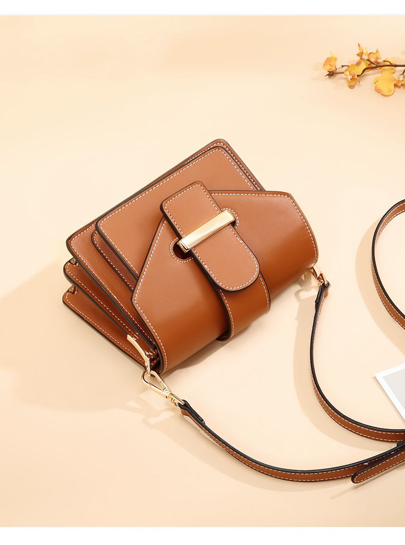 Nuova borsa a tracolla in vera pelle, borsa multifunzionale alla moda coreana, borsa a mano_voghion.com