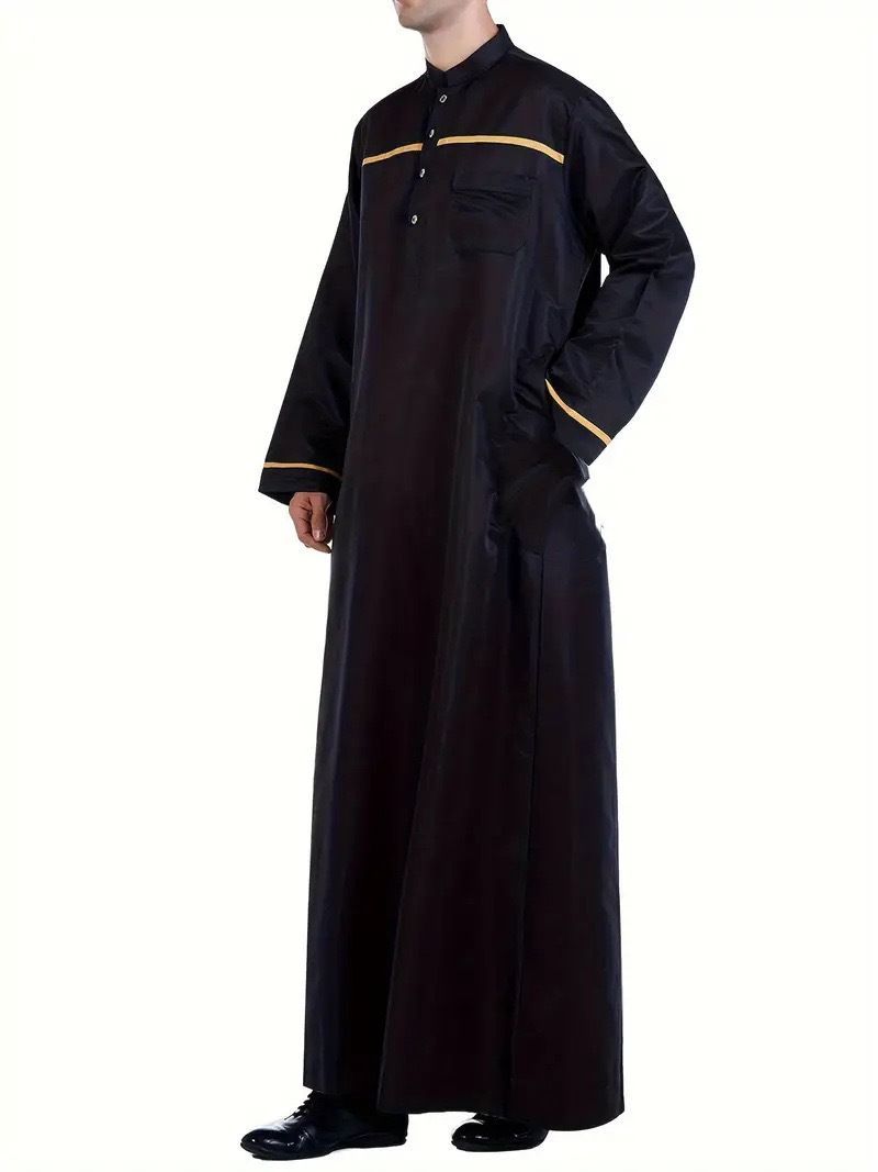 Herrenbekleidung Muslimische Nationaltracht Robe Herrenrobe_voghion.com