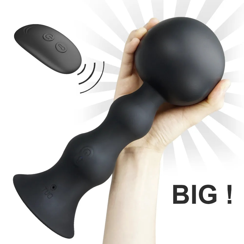 Draadloze Afstandsbediening Elektrische Iatable Plug Prostaat Massager Anale Expander Mannelijke Seksspeeltjes Vrouwelijke Volwassen Producten_voghion.com