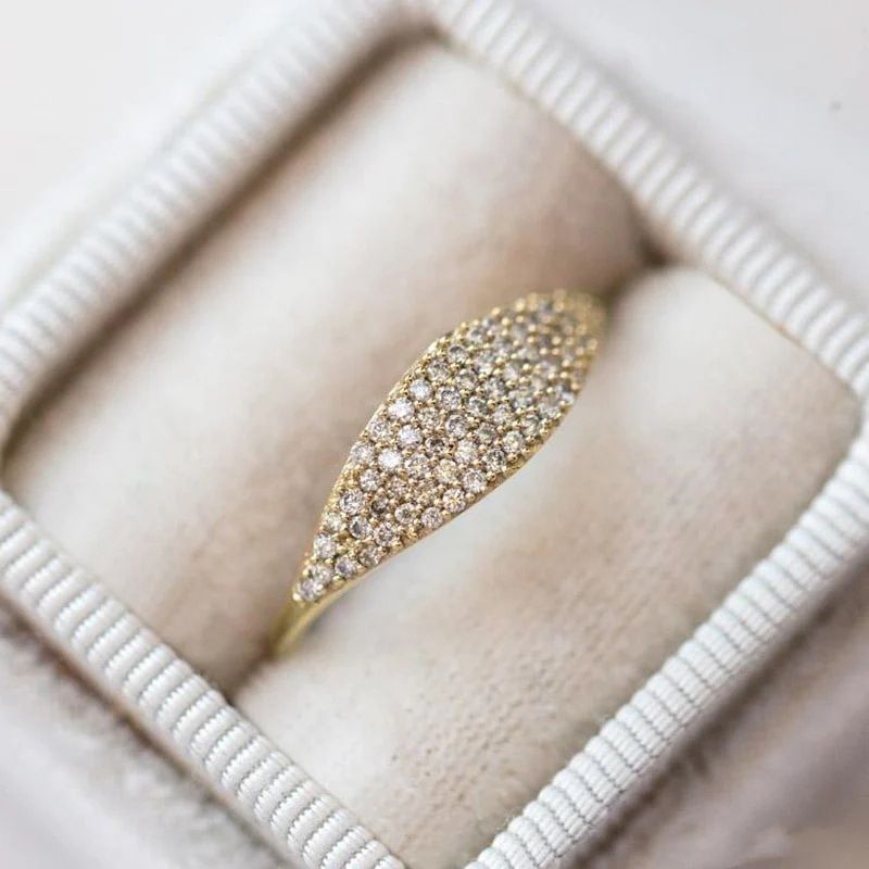 Cao Shi French Mix And Match Style Ins Super Hot Exquisite Dense Set Ring Simple Fine Jewelry_voghion.com