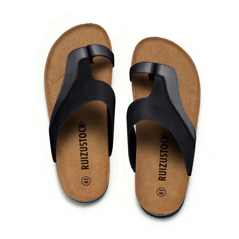 2025 Ciabatte in sughero Scarpe da spiaggia alla moda da uomo Sandali da studente Water Pine Infradito_voghion.com