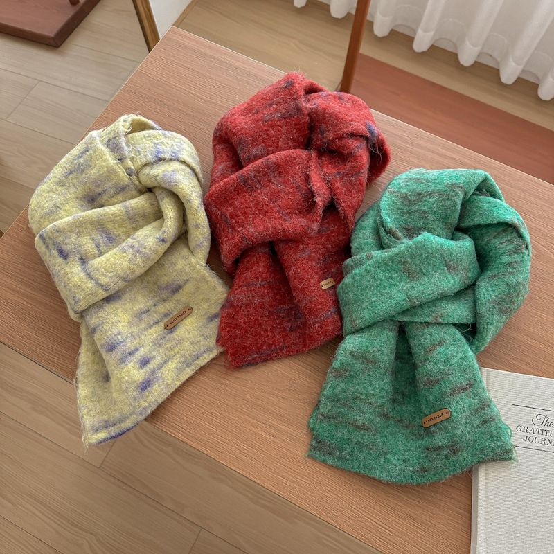 Women's Knit Scarf, Fall/Winter 2025 New Versatile, Warm, And Stylish Neck Accessory_voghion.com