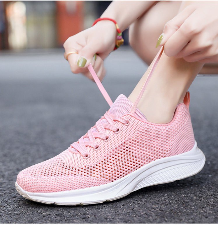 2024 Summer Thin Women's Comfortable, Breathable, Odor Hollow Single Mesh Anti slip Lightweight Daily Casual Shoes_voghion.com