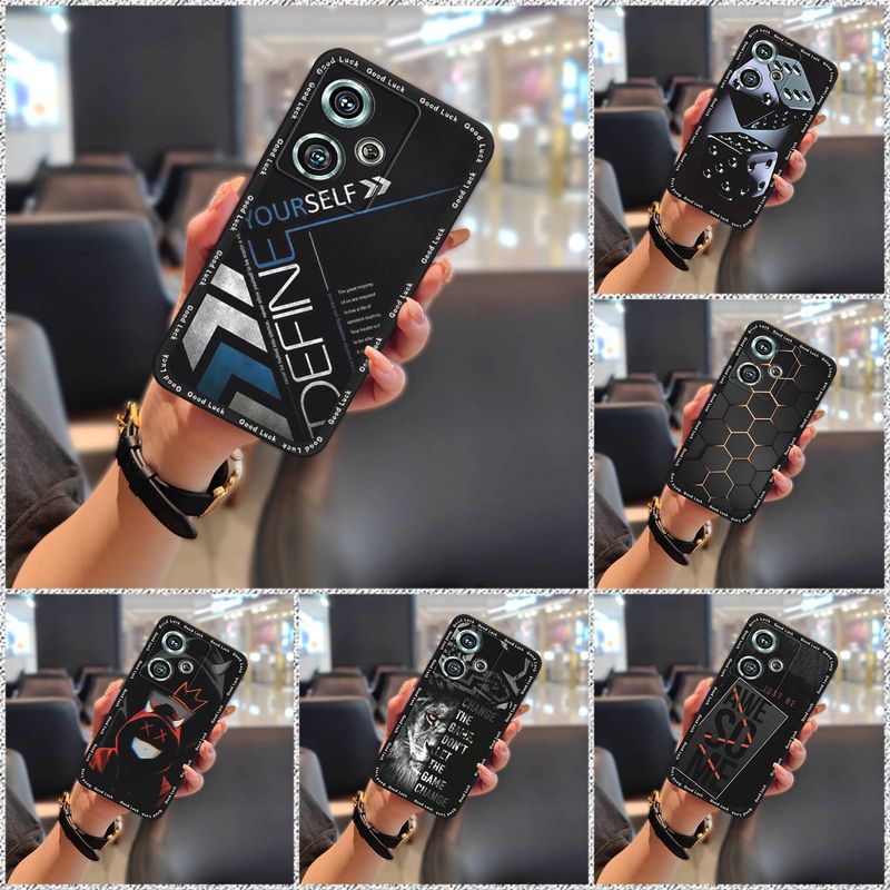 Geeignet für ZTE-Telefonhülle, einfache Textur, voller Rand, Graffiti, trendig, kreativ, Anime, Silikon, Jugend, digital, weiblich_voghion.com