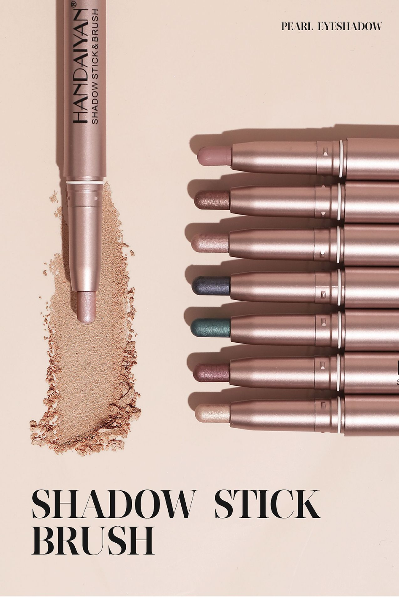 HANDAIYAN Double - Headed Eyeshadow Stick - Non - Smudging, Highlight, Contour, Pearl Shimmer Eyeshadow Pencil_voghion.com