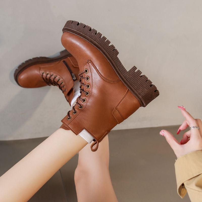 Hot Fashion tutti i tipi di stivali Martin rossi di nuova moda in rete per sollevare scarpe con plateau_voghion.com