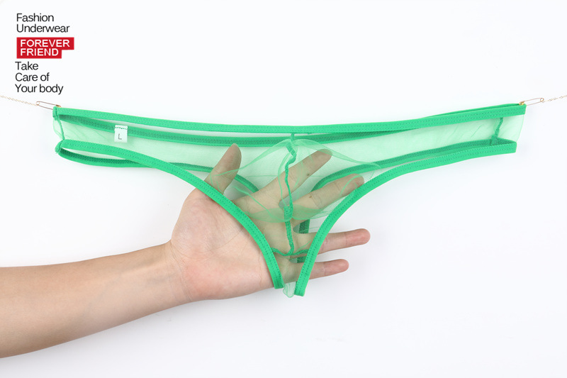 Intimo da uomo in rete che modella la prospettiva pantaloni da uomo a vita bassa borsa di grandi dimensioni trench perizoma intimo da uomo_voghion.com