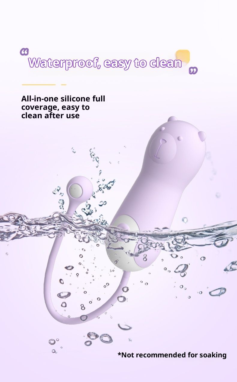 LuvBox Laile Lala Bear Vibratore Silenzioso con Succhiamento Invisibile, Dispositivo di Autodifesa Silenzioso per Donne, Piccolo Giocattolo Istantaneo_voghion.com