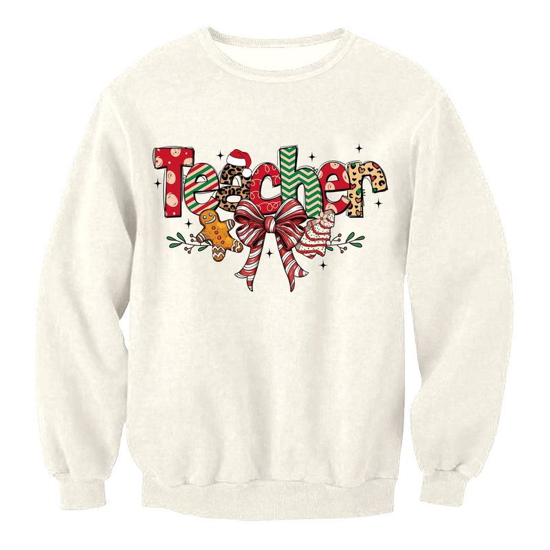 Oh Snap Gingerbread Christmas Felpe Donna Uomo Nero Beige Graphic Pullover Autunno Inverno Caldo Top Moda_voghion.com