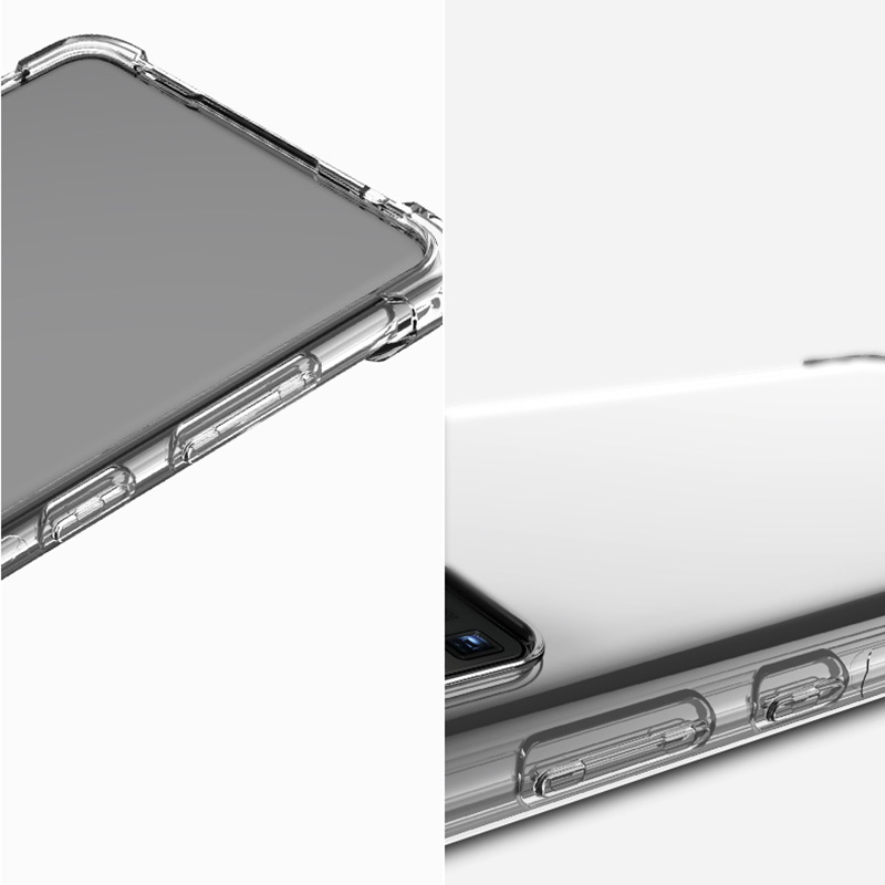 3D poduszka powietrzna, odporna na wstrząsy silikonowa obudowa do Samsung Galaxy A72 A52 A32 A22 A71 A51 A31 A21 A70 A50 A20 A7 A9 2018 miękkie jasne _voghion.com