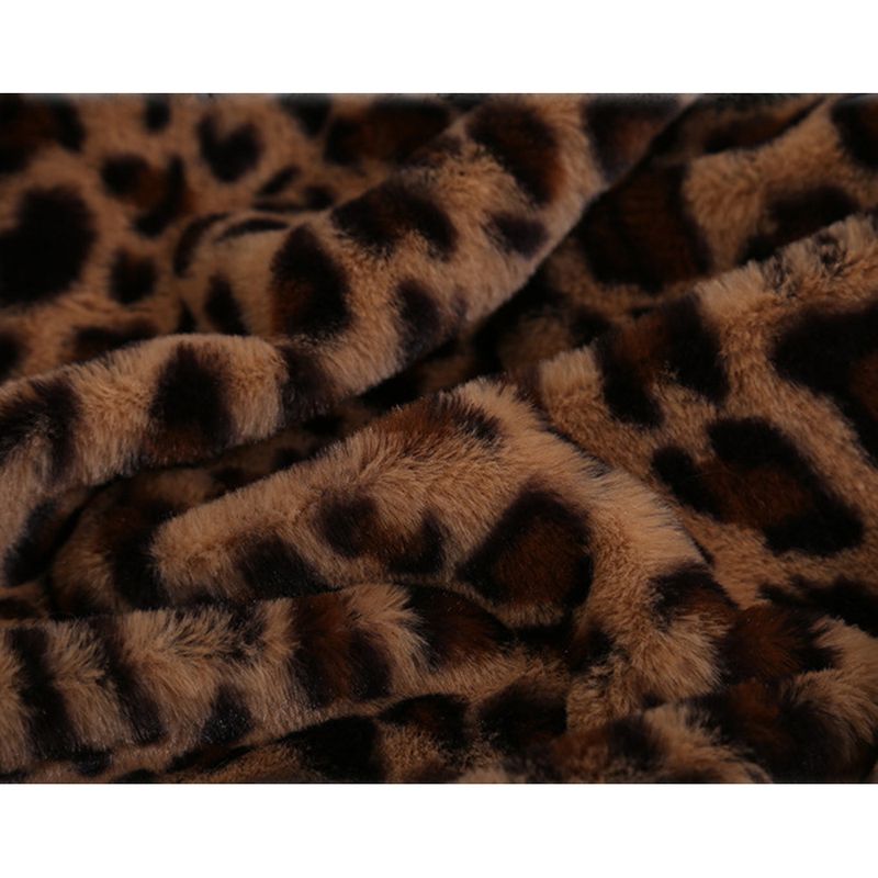 Coperta per divano in velluto con pelliccia di coniglio e stampa leopardata, nuovo arrivo 2025_voghion.com