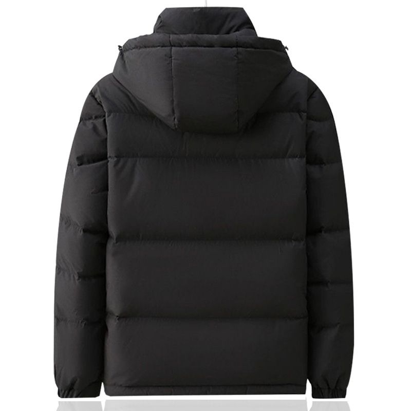 Winter Down Jacket – 550FP White Duck Feather Hooded Parka, Thickened Loose Fit Coat For Extreme Cold (-20°C), Water-Resistant Polyester Shell_voghion.com