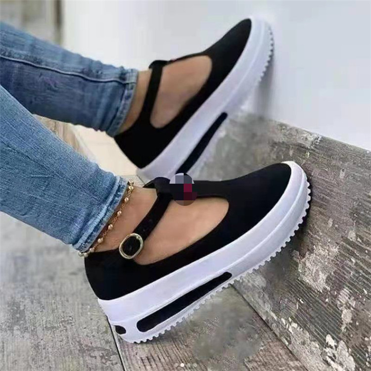 Damen-Bullock-Damenschuhe in Übergröße, bequeme, lässige Damenschuhe, runde Kopfschnür-Einzelschuhe_voghion.com
