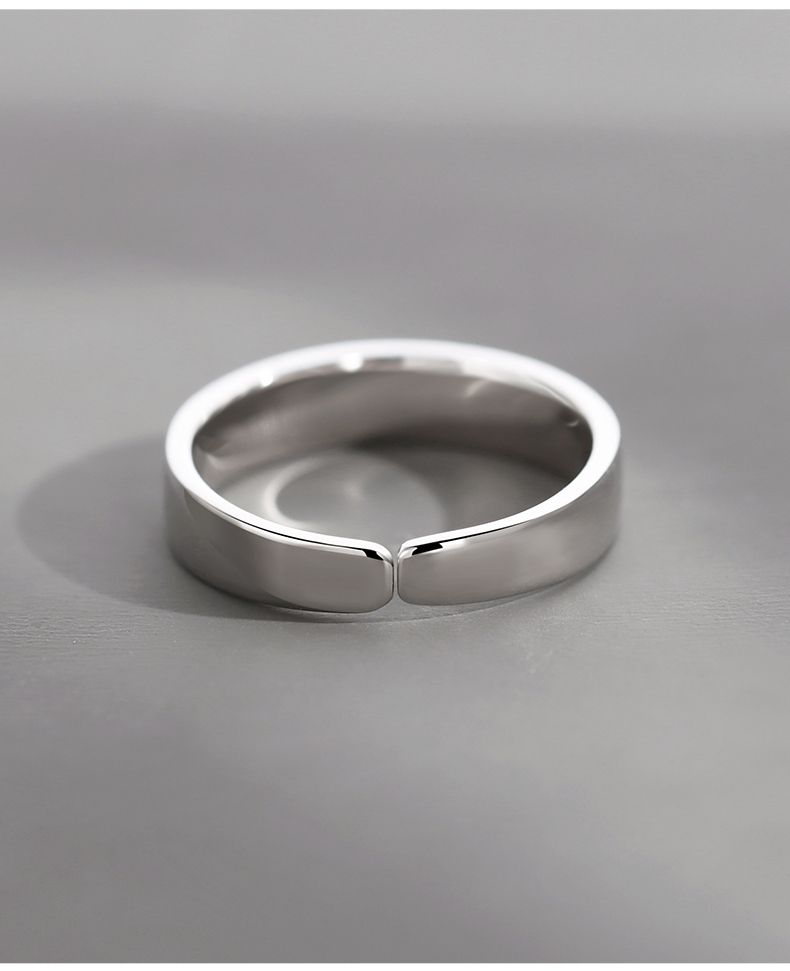Men's Instagram Design, Cold and Trendy Style, Simple Index Finger Single Ring_voghion.com