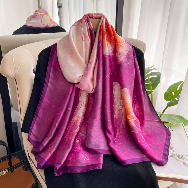 Nuova versione coreana da donna primavera/estate, moda ed elegante, scialle in seta di simulazione a doppio scopo per la spiaggia_voghion.com