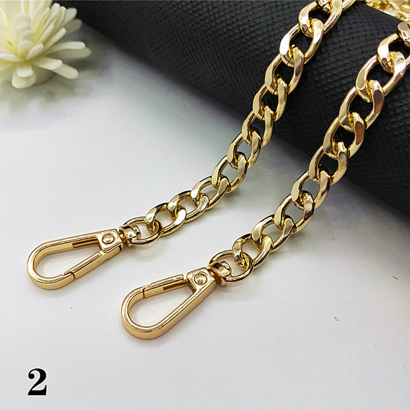 Lihanbao somas ķēdes siksna Lieljaudas metāla āķa skava Crossbody rokassomiņa Messenger soma plecu siksnas maiņas soma DIY aksesuāri_voghion.com