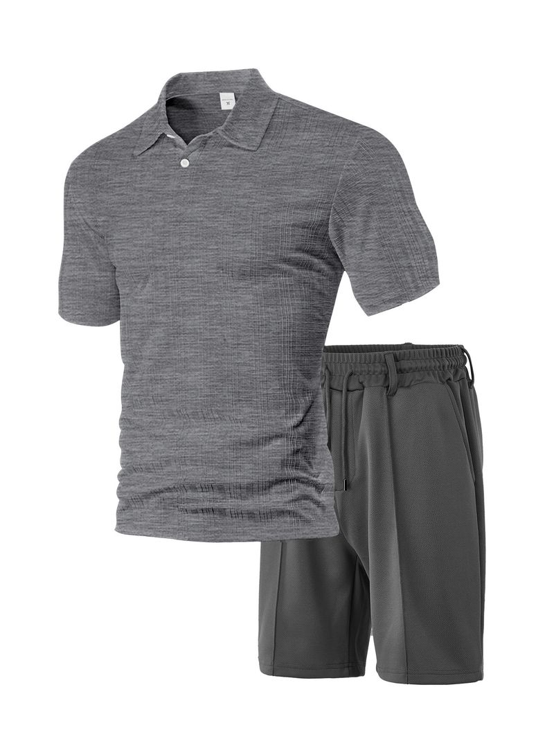 Abbigliamento maschile New Pallets Camicia da uomo casual sportiva in lino con risvolto a quadri piccoli_voghion.com