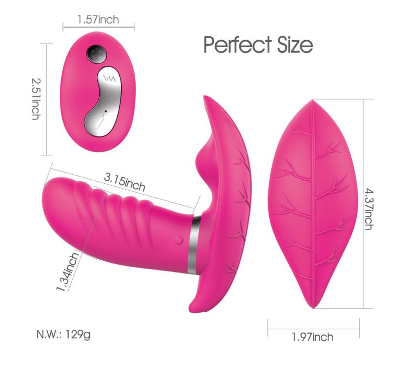 Eros Lab Female Invisible Series Vibratore per punto G senza fili con telecomando, dispositivo di masturbazione indossabile, giocattoli sessuali all'ingrosso_voghion.com