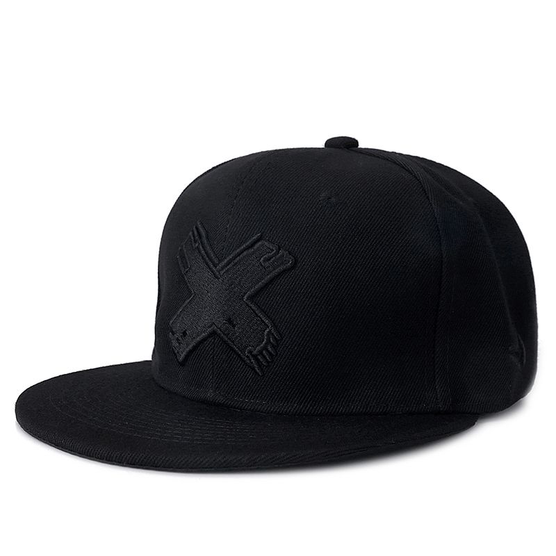 Lettera X Cappellini Snapback Hip Hop Maschio Berretto in osso Uomo adulto Donna Cappello Donna Band Rock Cappelli piatti da baseball Berretto aderente_voghion.com