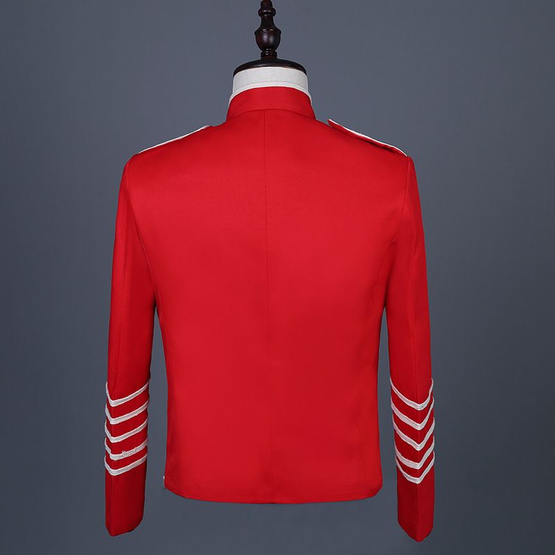 CT Plus Size Blazer Suit For Banquet Host, Male Singer, Dance Guest, Magician Costume, Men's Group Uniform_voghion.com